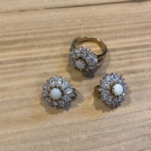 Vintage Earring and Ring Set